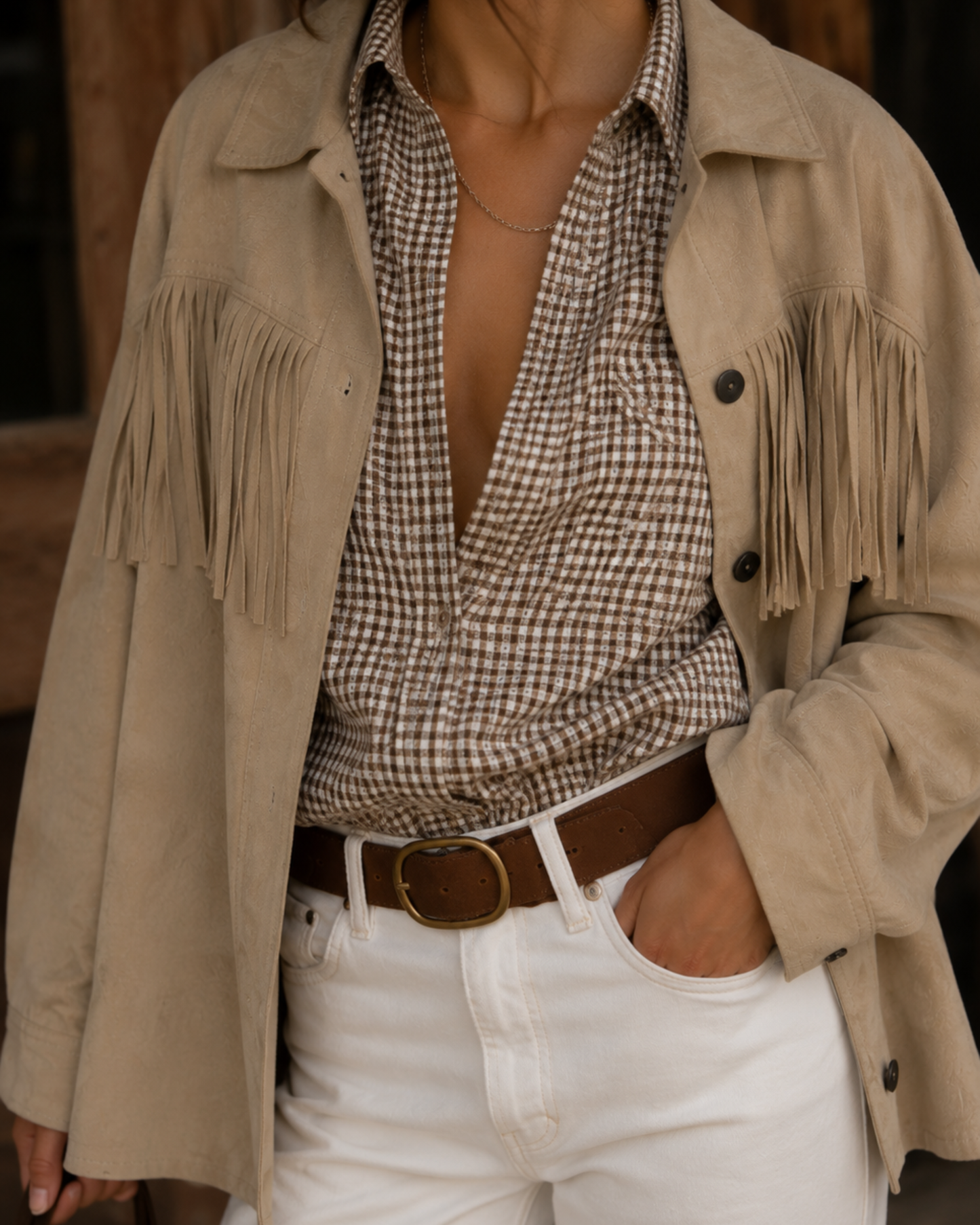 The Wimberley Plaid Gauze Shirt
