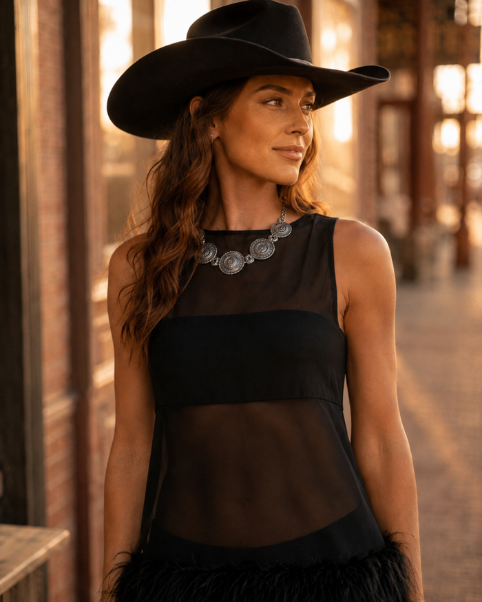 The Luckenbach Concho Necklace