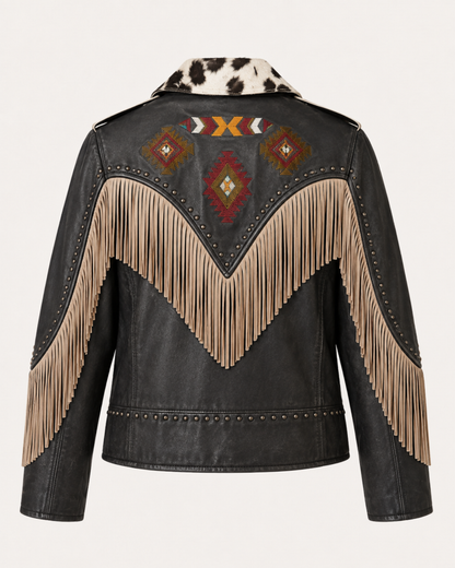 Midnight Mesa Fringe Jacket