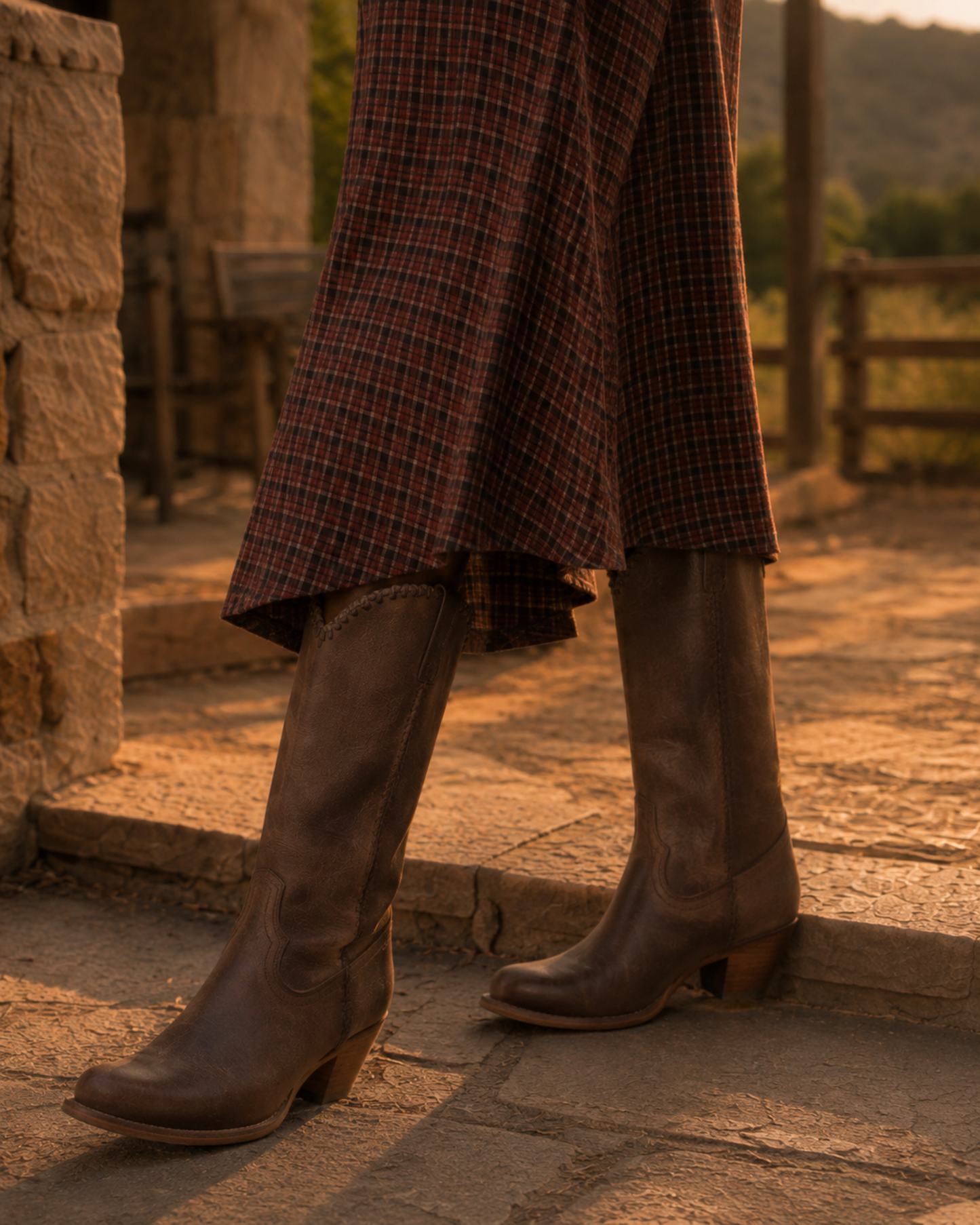 The Bandera Tall Leather Boot