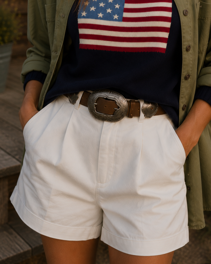 The Barton Pleated Short