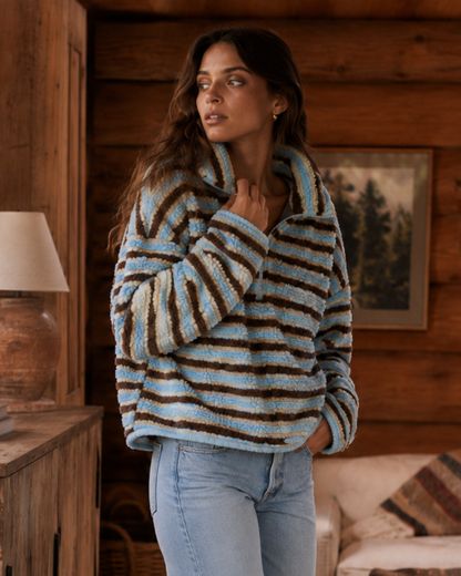 The Bluebird Sherpa Pullover