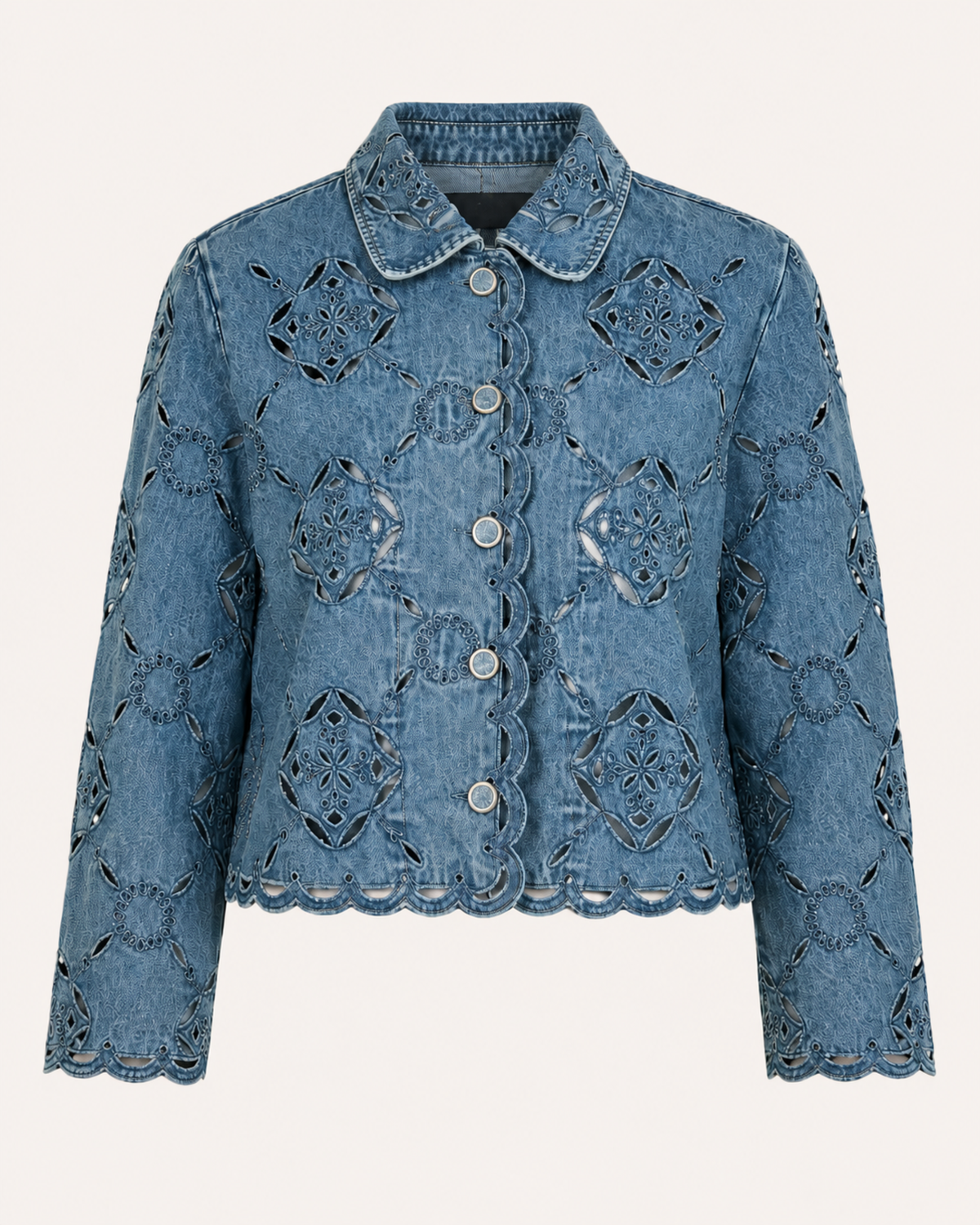 The Bluebonnet Eyelet Jacket
