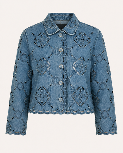 The Bluebonnet Eyelet Jacket