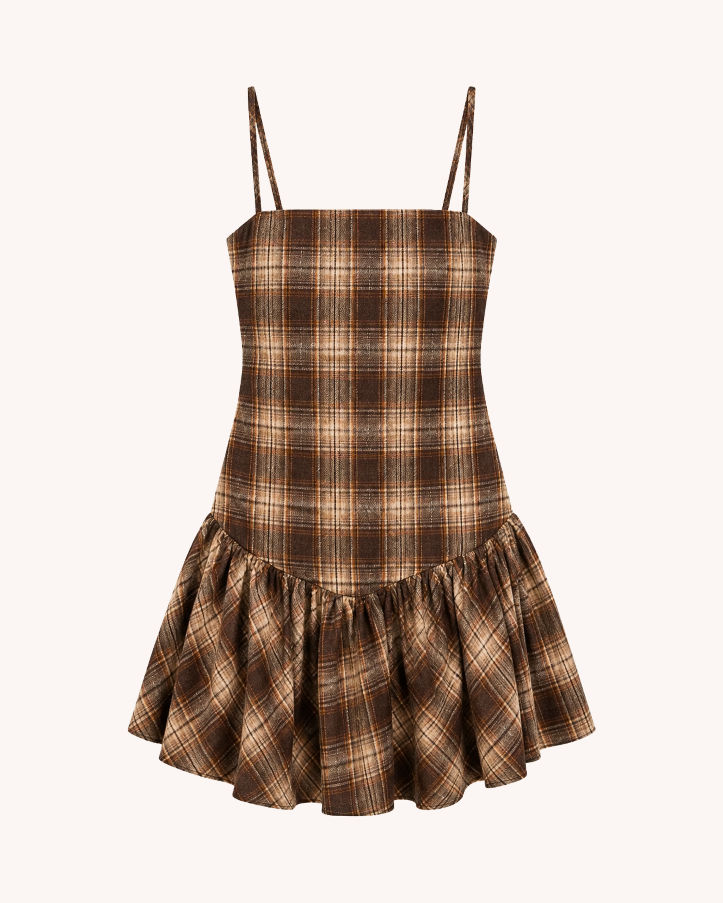 The Cedar Plaid Mini Dress