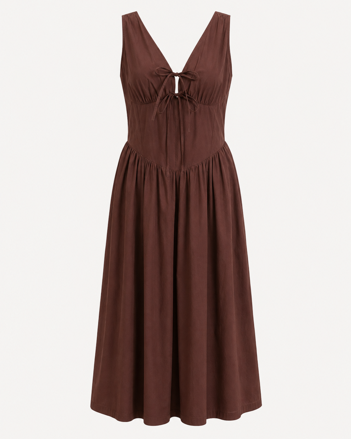 The Cypress Tie-Front Midi Dress