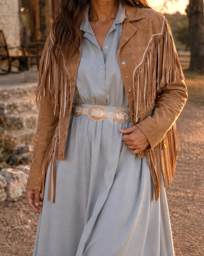 The Ivory Mesa Concho Belt