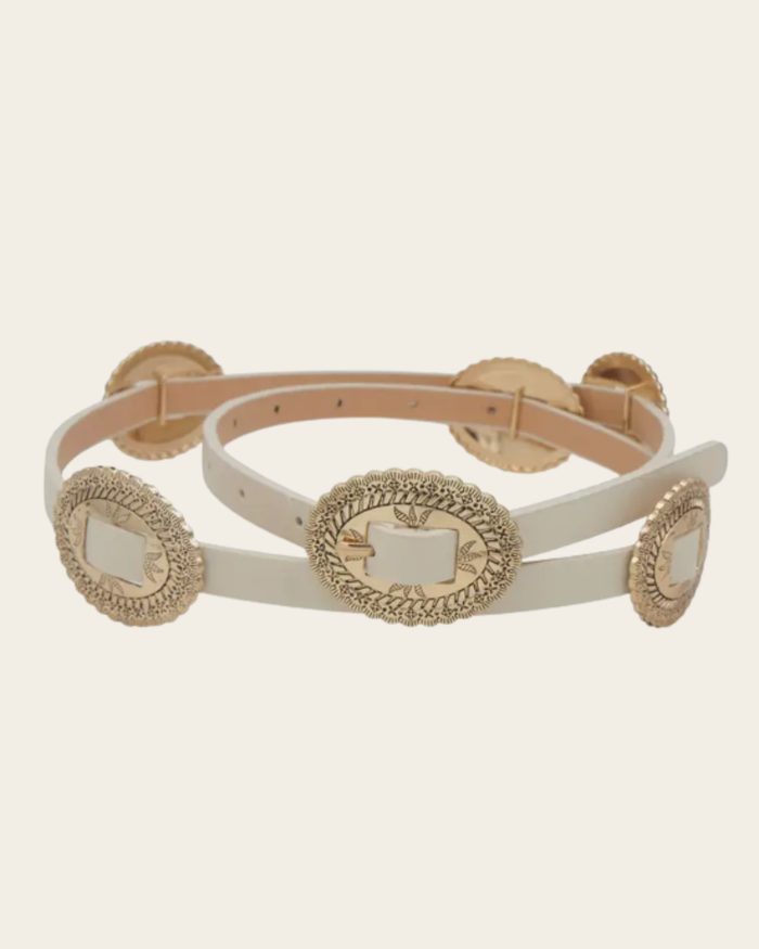 The Ivory Mesa Concho Belt