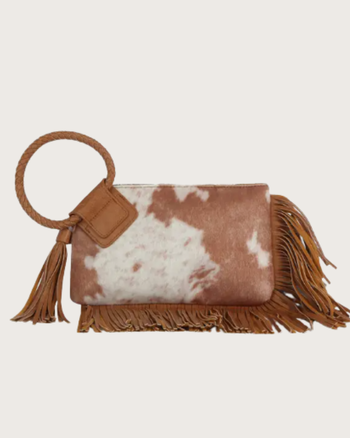 The Saddle Fringe Clutch