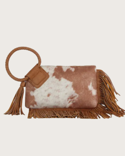 The Saddle Fringe Clutch