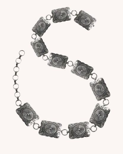 The Silver Spur Concho Belt