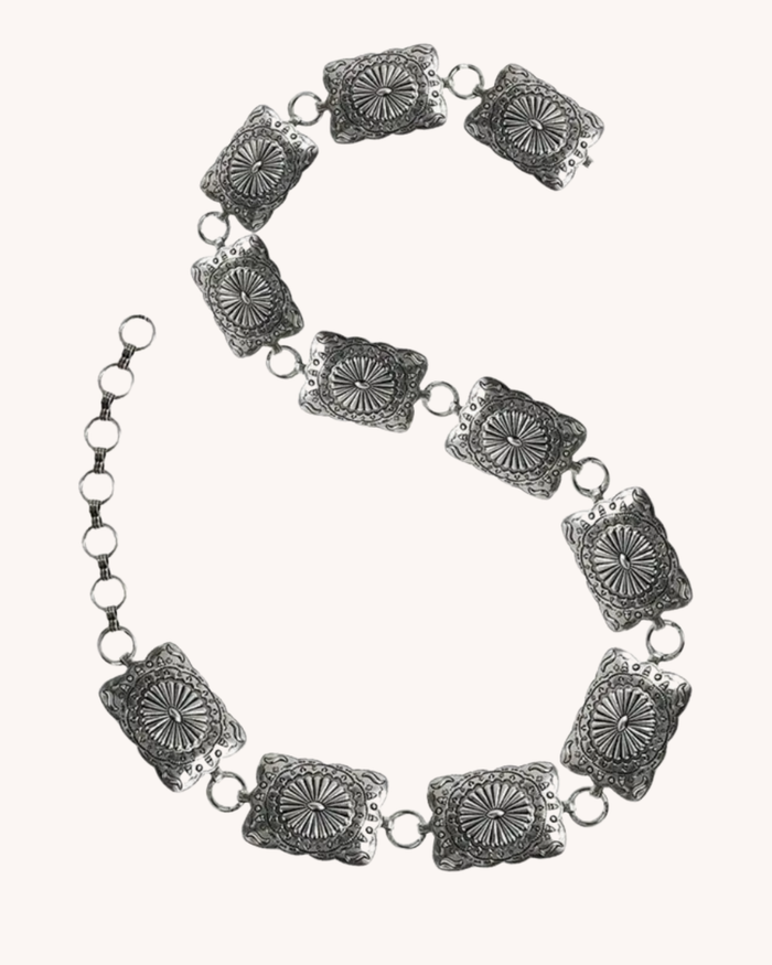 The Silver Spur Concho Belt