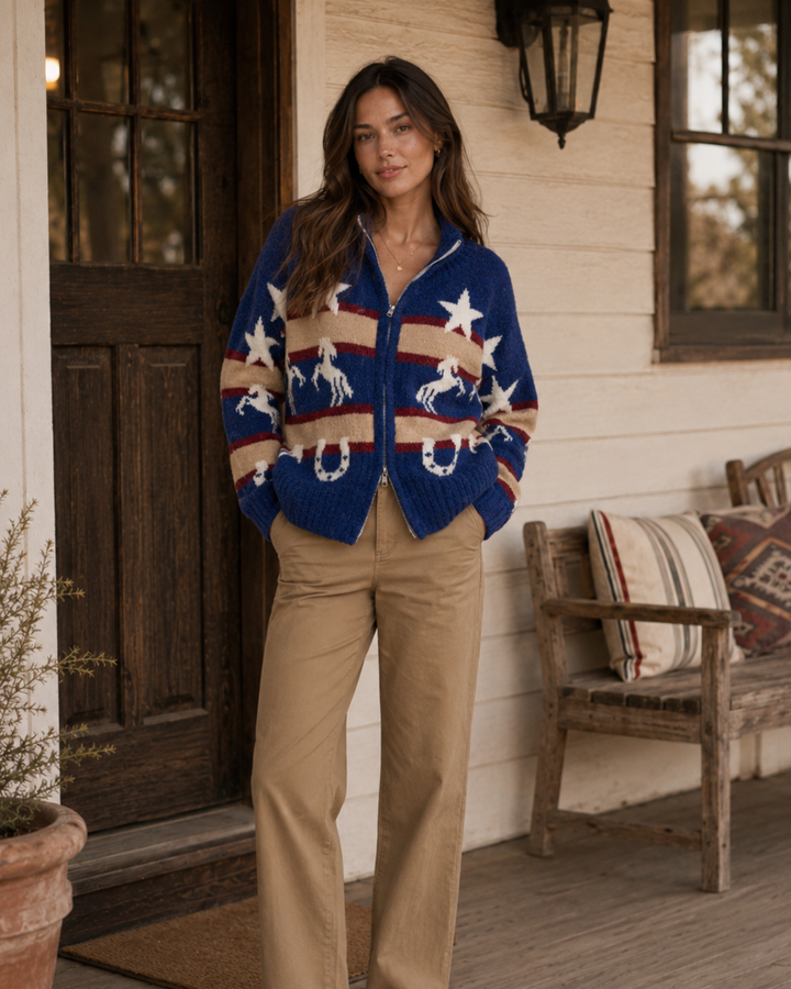 The Starland Zip Cardigan