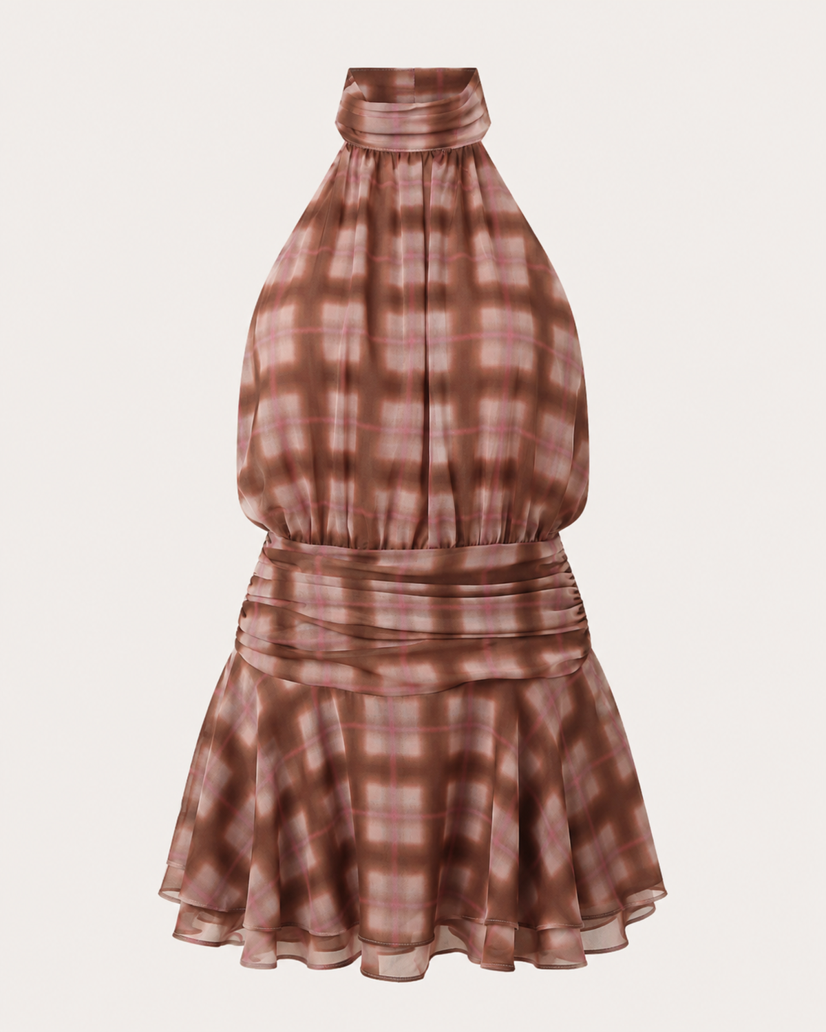 The Sundown Halter Mini Dress