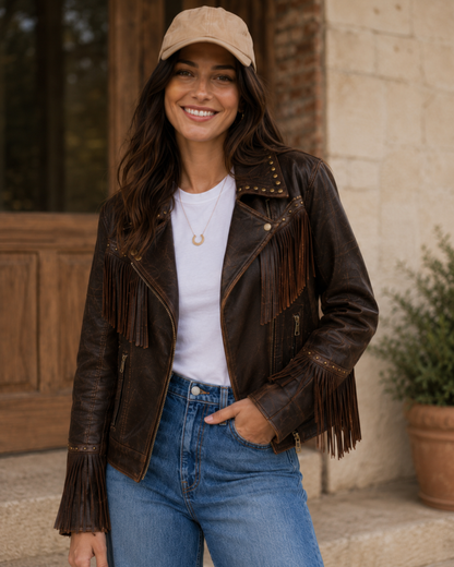 The Westward Fringe Leather Jacket