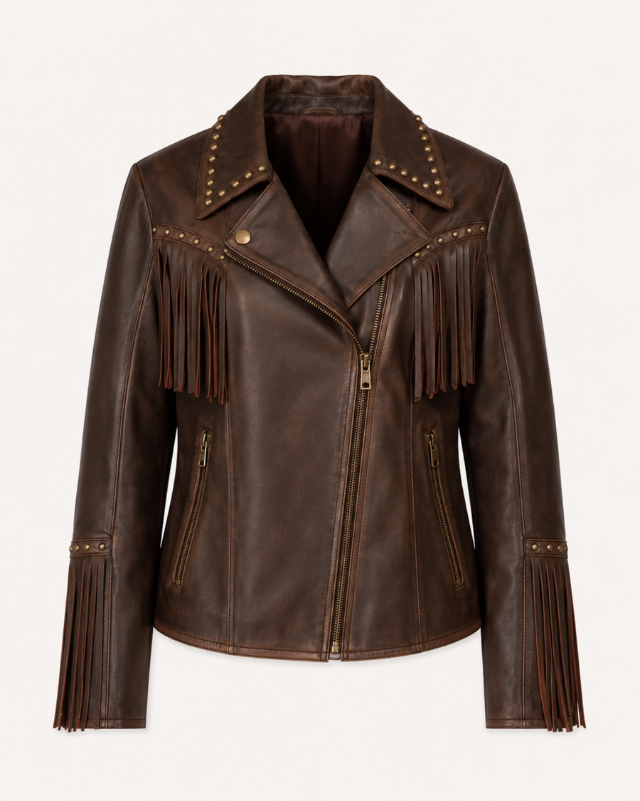 The Westward Fringe Leather Jacket