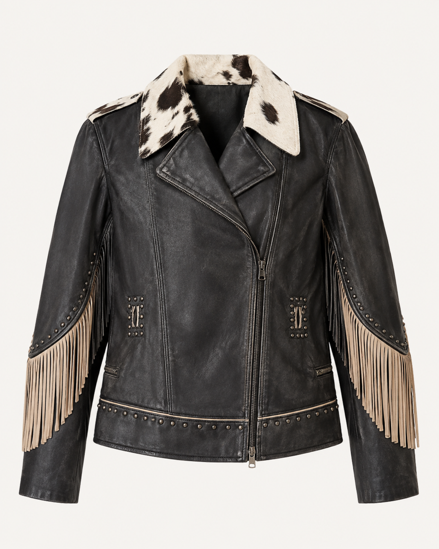 Midnight Mesa Fringe Jacket