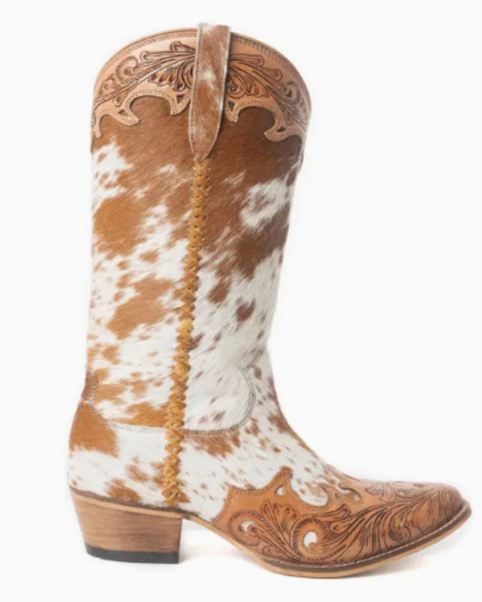 The Blanco Cowhide Boots