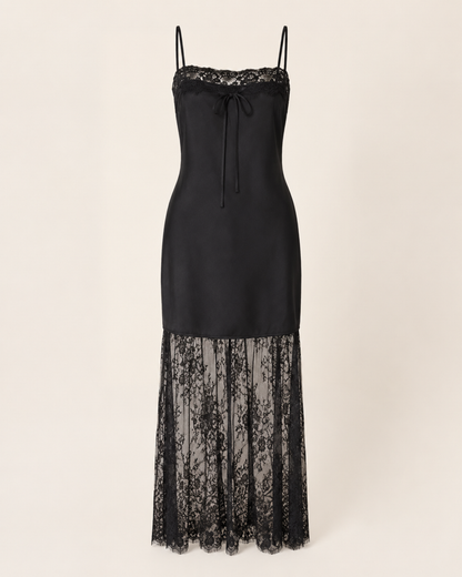 The Midnight Lace Dress