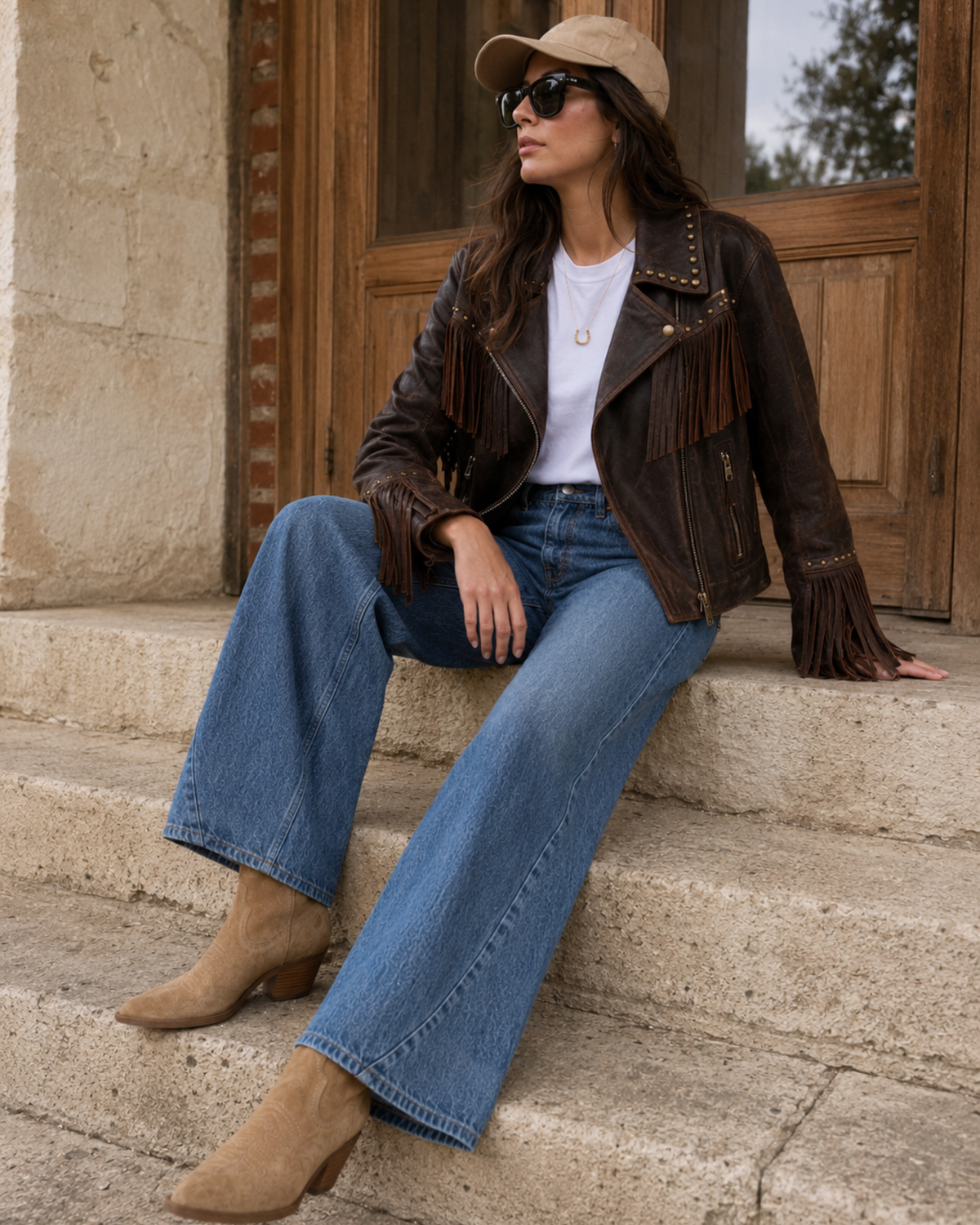 The Westward Fringe Leather Jacket